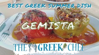 Stuffed Tomatoes Γεμιστα the Greek Summer Dish [upl. by Motch647]