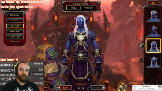 Bajheera  I CANT BELIEVE I GOT THIS NAME Nightborne Character Creation  WoW Battle for Azeroth [upl. by Enavi755]