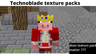 Top 5 Technoblade Texture Packs  Texture Pack Used By Technoblade  Minecraft Hypixel Skywars 10M [upl. by Deryl]