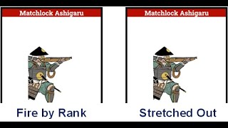 Total War SHOGUN 2 1vs1 Matchlock Ashigaru Fire by rank vs Stretched Out [upl. by Bristow]