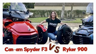 Canam Ryker vs Spyder F3 [upl. by Cosimo]