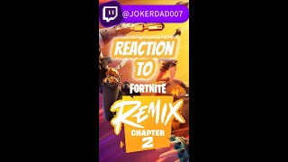 fortnite chapter 2 remix reaction fortnite fyp fortniteclips gaming foryou fortnitememes [upl. by Sol]