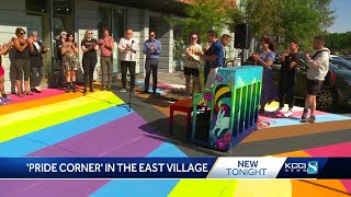 Capital City Pride paints rainbow crosswalks in East Village for Pride Month [upl. by Mattias]