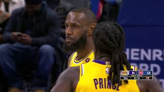 LeBron James Gets Called for FLOPPING against Isaiah Stewart 👀 [upl. by Trinee]