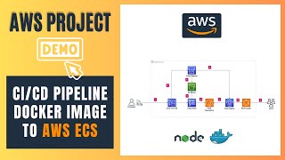 AWS Project  Deploy Docker Container to AWS ECS Automatically with CI CD Pipeline  Step by Step [upl. by Dracir846]