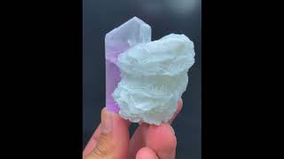 Pink Kunzite with Cleavelandite Albite from Afghanistan [upl. by Asnarepse67]