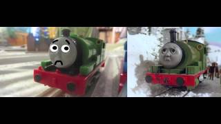 THOMAS amp PERCYS CHRISTMAS ADVENTURE  SidebySide Comparison  TheTTTECommunity [upl. by Horatius347]