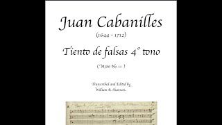 quotTiento de falsas 4° tonoquot  Juan Cabanilles 16441712 [upl. by Landis]