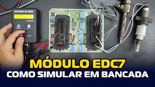 Como simular o módulo EDC7 C31 em bancada [upl. by Ayela983]