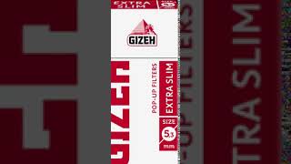 Gizeh Stick Extra Slim Sigara Sarma Filtresi 126lı 53mm  wwwtutuncesitlerinet [upl. by Annerahs]