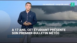 À 17 ans il présente la météo sur le plateau de France 2 [upl. by Daza]