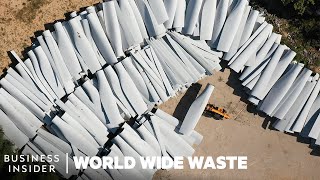 Why Wind Turbine Blades Are So Hard to Recycle  World Wide Waste [upl. by Aicitel225]