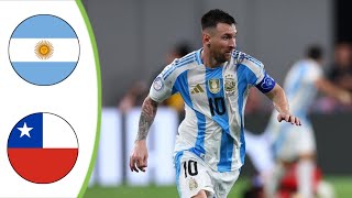 Argentina vs Chile  Extended Highlights amp All Goals 2024 HD [upl. by Yenruoj]