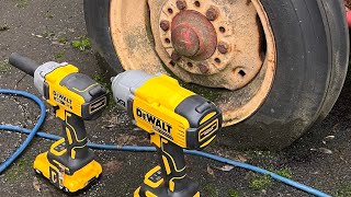 DeWalt’s DCF891 vs DCF900 vs Old amp Rusty baler machine bolts These two BEASTS are very impressive [upl. by Aicilaanna773]