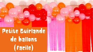 DIY comment realiser uner petite guirlande de ballons organiques avec une aiguille [upl. by Cichocki]