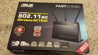 Unboxing and Initial Setup ASUS RT AC68U [upl. by Nisaj]