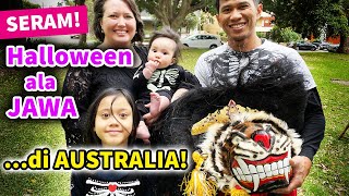 Halloween Ala JAWA Di Australia  REAKSI Bule Lihat BARONGAN BLORA pertama kali [upl. by Jannelle535]