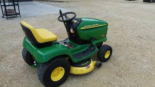 John Deere LT155 Riding Mower [upl. by Annal63]