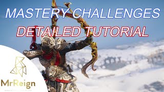 Assassins Creed Valhalla  Mastery Challenges Newest Update  Detailed Tutorial Guide [upl. by Marc]