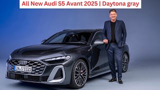 New Audi S5 Avant 2025  Daytona gray  Exterior  Interior [upl. by Romy]