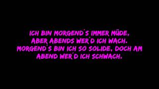 Laing  Morgens Immer Müde Jan Driver RemixLyrics Video HDHQ [upl. by Ahsyad]