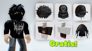 COMO CONSEGUIR ITEMS GRATIS EN ROBLOX 2024 Black ítems😱 [upl. by Lolita]