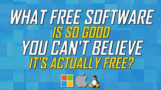 What Free Software Is So Good You Cant Believe Its Actually Free [upl. by Anola]