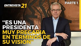 Castagnola sobre Boluarte Es una presidenta muy precaria en términos de su visión Entrevista21 [upl. by Loreen]