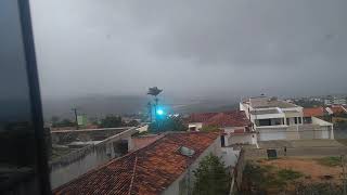 Vídeo raios chamam a atenção durante chuva em Garanhuns [upl. by Patti]