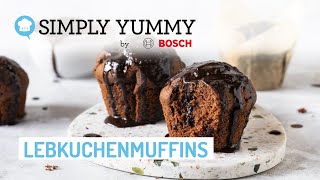 Schnelle LebkuchenMuffins extra saftig 🧑‍🎄🧁  SIMPLY YUMMY Rezepte [upl. by Aylsworth374]