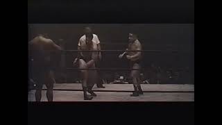 1963 05 17a JWA Great Togo Toyonobori vs Fred Atkins Frank Townsend [upl. by Boys969]