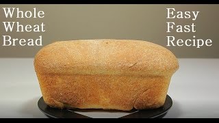 Whole Wheat Bread Recipe For Beginners [upl. by Ayalat]