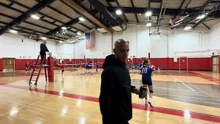 Herricks vs Syosset 7th grade girl volleyball November 26 1st set [upl. by Othello]