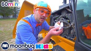 Blippi fährt Gabelstapler  Kinderlieder und Cartoons  Blippi  Moonbug Kids Deutsch [upl. by Lyram177]