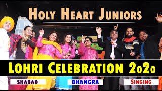 Lohri Celebration  Holy Heart Juniors  Lohri 2020  Bhangra  Giddha  Singing  Shabad [upl. by Ynner]