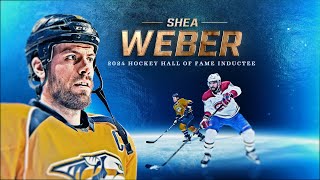 Shea Webers Shot Toughness Led to Hockey Hall of Fame Induction [upl. by Armallas]