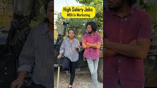 High Salary Jobs MBA In Marketing ✅ [upl. by Yeleak405]