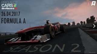 Project Cars 2 Sezon Formula A 1 Yarış Monza GP [upl. by Gausman]