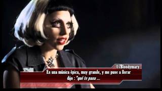 Lady Gaga habla sobre Marry The Night Sub Español [upl. by Heller]