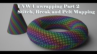 UVW Unwrapping in 3ds Max Part 2 [upl. by Innaig]