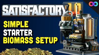 The ONLY Automated Biomass Burners Setup for Satisfactory 10 [upl. by Scrivenor]