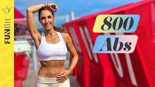 800 Crunches  Reduce Abdomen [upl. by Atnes308]