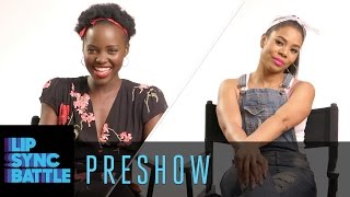 Preshow Lupita Nyong’o vs Regina Hall  Lip Sync Battle [upl. by Ellenaj833]