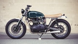 TRIUMPH BONNEVILLE T100 BY CLUTCH CUSTOM [upl. by Ivie567]