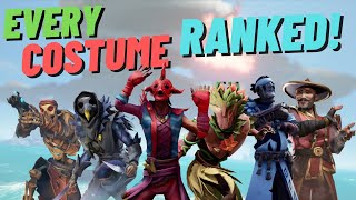 Ranking Every Costume in Sea Of Thieves From Worst To Best  Sea Of Thieves 2024 Version [upl. by Nnylatsyrc82]