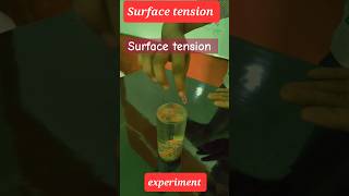 Surface tension Surfacetension education physics physicswallah experiment physicsexperiment [upl. by Anewor]