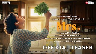 Mrs Official Teaser  Sanya Malhotra  Nishant Dahiya  Kanwaljit Singh  Arati Kadav [upl. by Avat]