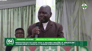 MESSAGE DOMINICAL DE PAPA MBENZA KIANGANI CONSEILLER DIRECT DU 04 AOÛT 2024 A NKAMBA [upl. by Eciryt]