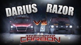 Need for Speed™ Carbon  RAZOR vs DARIUS HD 60FPS [upl. by Casia378]