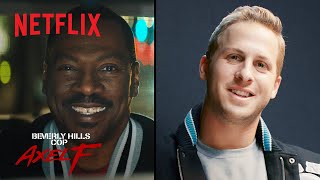 Beverly Hills Cop Axel F  Jared Goff Learned Detroit from Axel Foley  Netflix [upl. by Adnol]